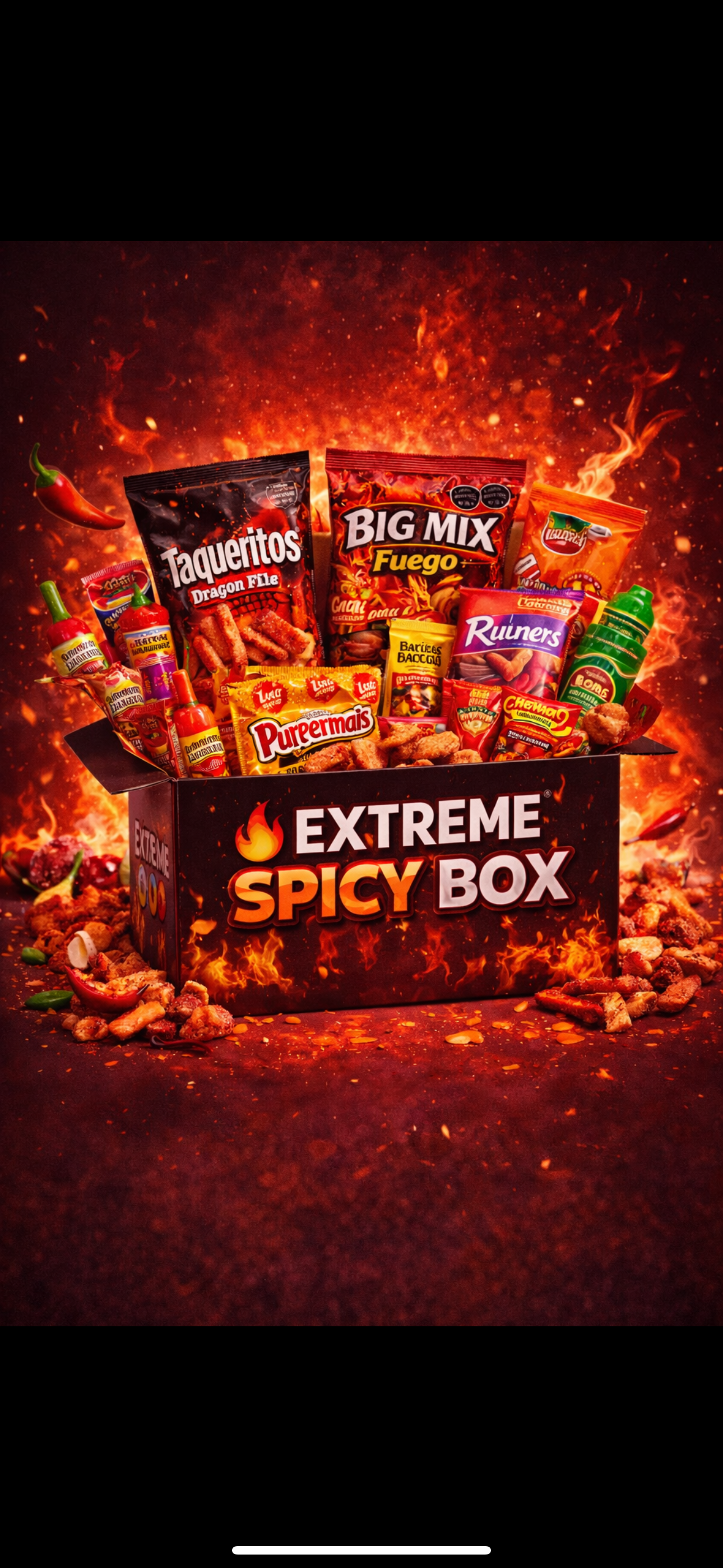 Extreme Spicy Mexican Snack Box – WARNING: Very Hot 🌶️